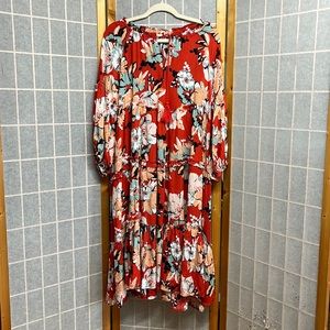 Easel Long sleeve Tunic Dress